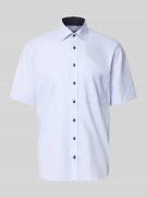 ETERNA Comfort Fit Business-Hemd aus Baumwolle mit Kentkragen in Hellb...