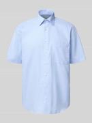 ETERNA Comfort Fit Business-Hemd aus Baumwolle mit Kentkragen in Bleu,...