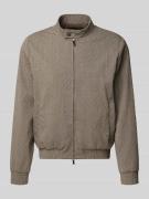 Emporio Armani Jacke aus Schurwoll-Mix mit Zweiwege-Reißverschluss in ...