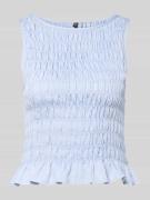 Vero Moda Slim Fit T-Shirt aus Viskose-Mix Modell 'NORI SMOCK' in Hell...