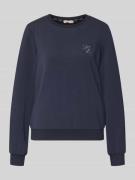 LIU JO SPORT Sweatshirt aus Modal-Mix mit Rundhalsausschnitt in Marine...