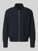 BOSS Regular Fit Blouson mit Baseball-Kragen Modell 'H-COMBO' in Marin...