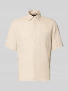 Marc O'Polo Regular Fit Freizeithemd aus reinem Leinen in Ecru, Größe ...