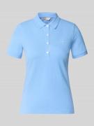 Gant Slim Fit Poloshirt mit Label-Stitching in Hellblau, Größe L