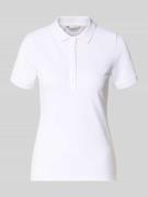 Gant Slim Fit Poloshirt mit Label-Stitching in Weiss, Größe L