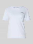 Gant T-Shirt mit Label-Print und Rundhalsausschnitt in Hellblau, Größe...