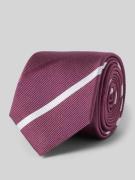 OLYMP Seidenkrawatte aus reine Krawatte mit Logo-Patch (6,5 cm) in Bor...