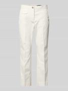 Windsor Hose mit Bügelfalten in Offwhite, Größe 34