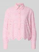 Only Regular Fit Hemdbluse aus reiner Baumwolle Modell 'VALAIS' in Ros...