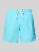 Sundek Badehose mit elastischem Bund Modell 'UNI SHORTS NEON' in Aqua,...