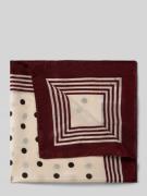 Stefanel Seidentuch im Allover-Look Modell 'FOULARD POIS' in Weiss, Gr...
