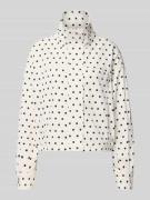 Neo Noir Jacke mit Stehkragen Modell 'CALLISA DOT' in Weiss, Größe 36