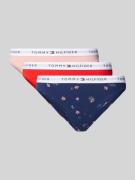 TOMMY HILFIGER String aus Baumwoll-Mix im 3er-Pack in Dunkelblau, Größ...