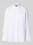 Tommy Hilfiger Regular Fit Langarmbluse aus reiner Baumwolle in Weiss,...