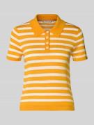 Tommy Hilfiger Regular Fit Poloshirt aus Lyocell-Seiden-Mix in Terra, ...
