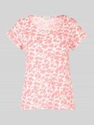 Tom Tailor Relaxed Fit T-Shirt aus reiner Baumwolle in Pink, Größe L