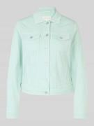 Tom Tailor Regular Fit Jeansjacke aus Baumwoll-Mix in Mint, Größe L