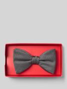 HUGO Fliege aus Seiden-Mix Modell 'DRESSY' in Anthrazit, Größe 1