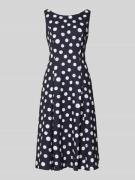 Vera Mont Cocktailkleid im Allover-Look in Marine, Größe 36
