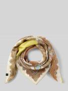 Fraas Seidentuch mit Allover-Paisley-Print in Schilf, Größe 1