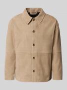 SELECTED HOMME Regular Fit Lederjacke mit Umlegekragen Modell 'RORY' i...