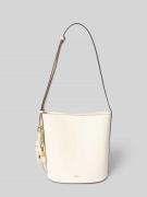 FURLA Handtasche aus Leder mit Label-Detail Modell 'ROXIE' in Offwhite...