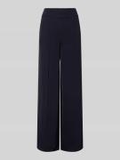 comma Stoffhose mit elastischem Bund in Marine, Größe 34/32