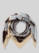 OPUS Schal mit Logo-Print Modell 'Anekki' in Hellblau, Größe 1