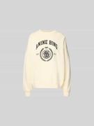 Anine Bing Oversized Sweatshirt mit Logo-Print in Beige, Größe L