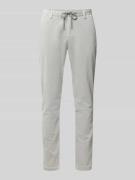 ALBERTO Cordhose mit Tunnelzug Modell 'Jump' in Hellgrau, Größe 34/30