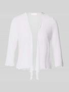 Apricot Strickjacke mit 3/4-Arm in Offwhite, Größe L