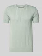 Guess Strickshirt aus Viskose-Baumwoll-Mix Modell 'LINDON' in Mint, Gr...