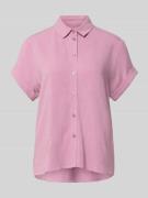 Samsøe Samsøe Bluse aus Viskose-Mix mit fixiertem Ärmelaufschlag in Al...