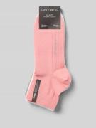 camano Socken mit Stretch-Anteil im 3er-Pack in Pink, Größe 35-38