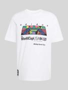 adidas Originals Regular Fit T-Shirt aus reiner Baumwolle in Weiss, Gr...
