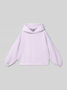 Calvin Klein Jeans Regular Fit Hoodie aus reiner Baumwolle in Flieder,...