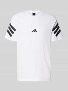 adidas Sportswear Regular Fit T-Shirt aus reiner Baumwolle in Weiss, G...