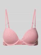 Calvin Klein Underwear BH mit Logo-Muster in Mauve, Größe 70B