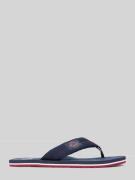 Tommy Hilfiger Zehentrenner mit Wappen Detail in Marine, Größe 40