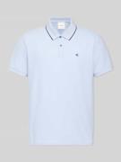 CK Calvin Klein Poloshirt mit Logo Stitching aus reiner Baumwolle in S...