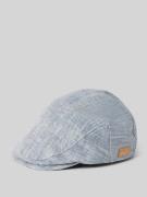 Barts Schiebermütze aus Leinen-Mix Modell 'Jarvis' in Bleu, Größe L