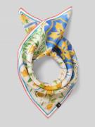 Fraas Seidentuch mit floralem Allover-Print Modell 'Nicki' in Hellblau...