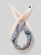 Fraas Seidentuch mit Logo-Detail in Hellblau, Größe 1