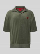 HUGO Regular Fit Poloshirt aus Baumwoll-Mix Modell 'TERRANCE' in Khaki...