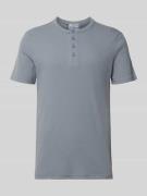 JAKE*S STUDIO MEN Regular Fit T-Shirt aus Baumwoll-Mix in Rauchblau, G...