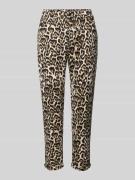 FREE/QUENT Schmale Hose mit elastischem Bund Modell 'NANNI' in Hellbra...