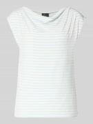 s.Oliver BLACK LABEL Loose Fit T-Shirt aus Viskose-Mix in Hellblau, Gr...