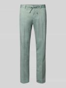 Zuitable Straight Fit Stoffhose mit Bundfalten Modell 'Sparta' in Hell...