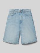 Jack & Jones Straight Fit Shorts mit Logo-Patch Modell 'Iron' in Hellb...