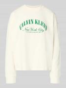 Calvin Klein Underwear Relaxed Fit Pullover aus reiner Baumwolle in Of...